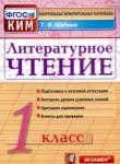 Литература 1 класс контрольно-измерительные материалы Шубина